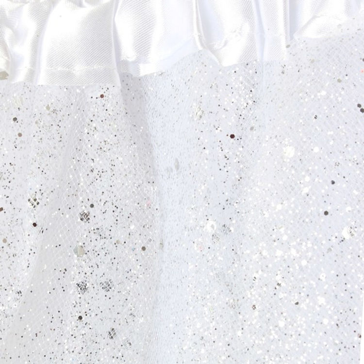 Picture of 7069 WHITE CHILD SIZE NET TUTU WAISTBAND 15-28